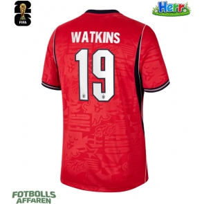 England Ollie Watkins #19 Bortatröja VM 2026 Kortärmad
